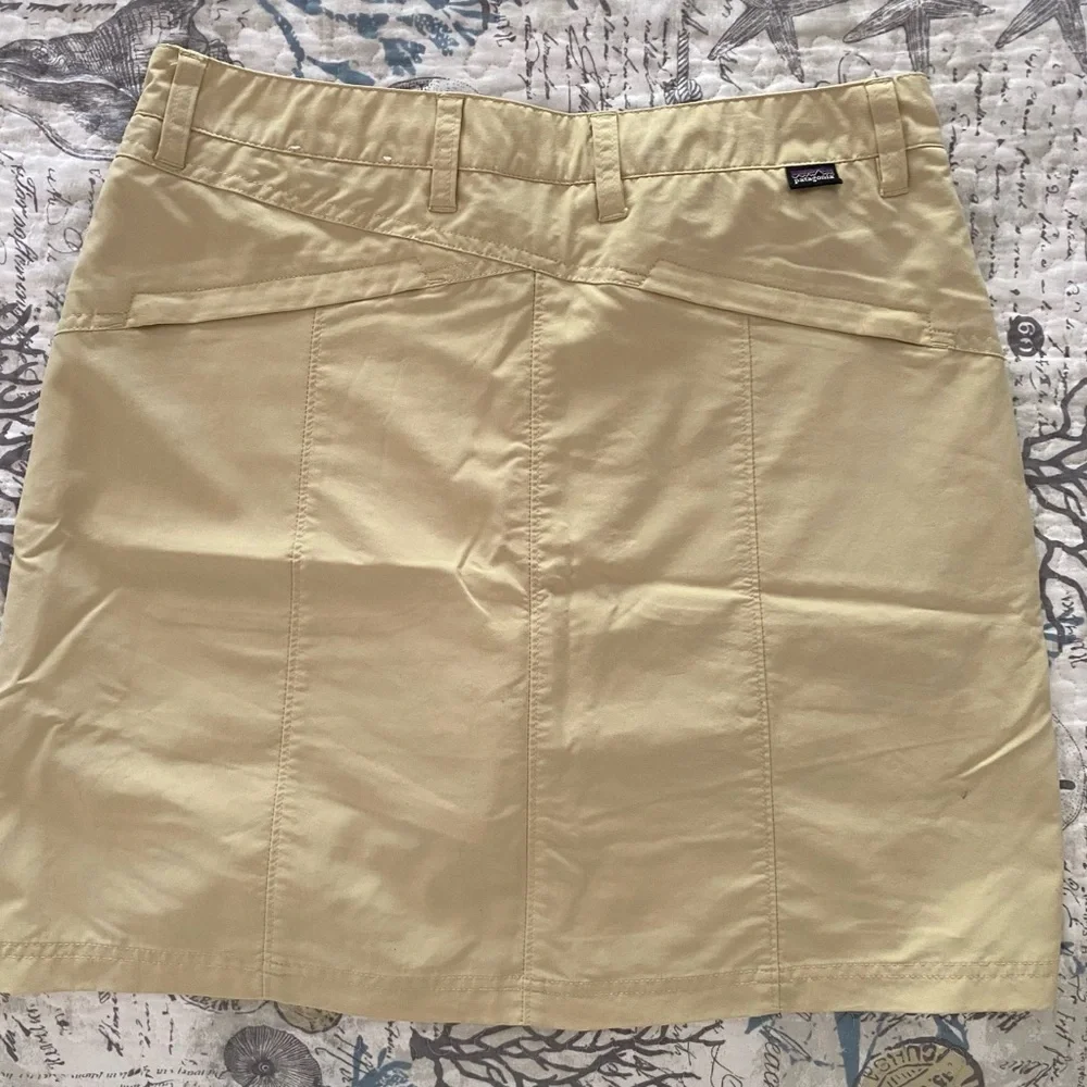 Patagonia Khaki Skort Nylon/Polyester 8